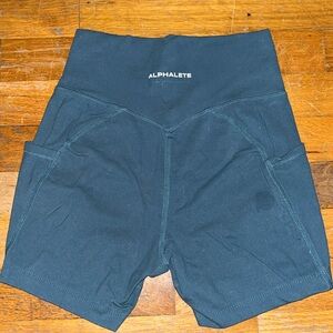 Alphabets biker shorts